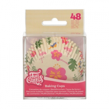 Cupcake Baking Cases - Tropic